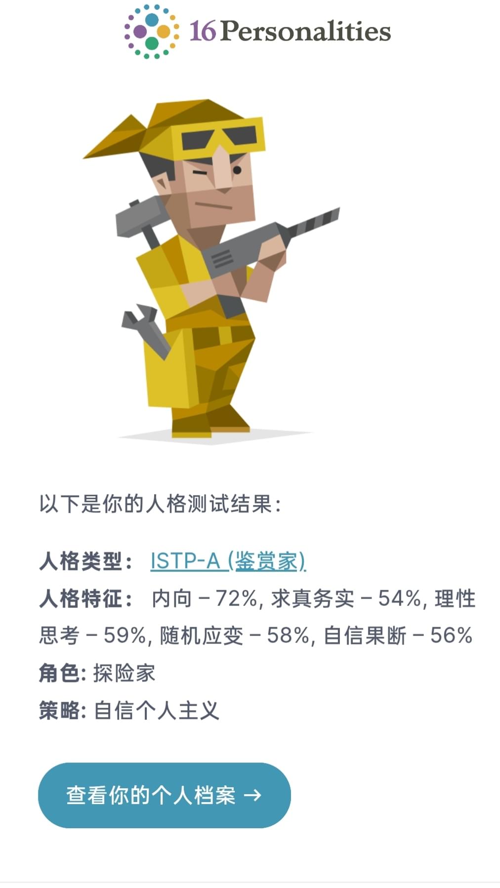 我的 MBTI 人格